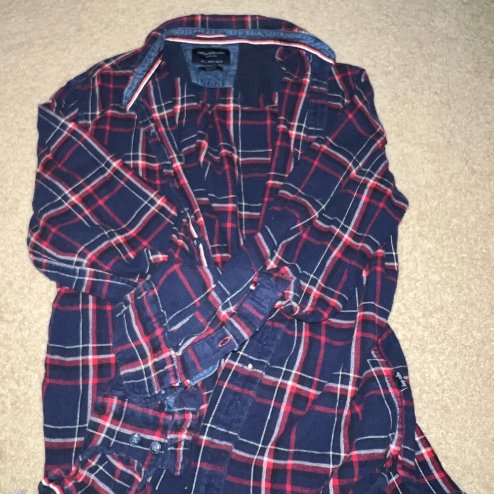 slim fit flannel